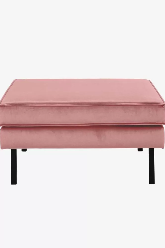 * Hockers En Poefjes-Amsterdam Velvet Hocker Pink