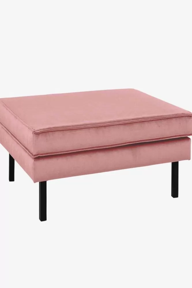 * Hockers En Poefjes-Amsterdam Velvet Hocker Pink