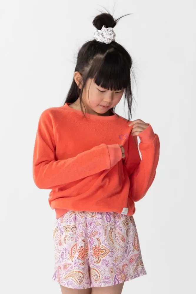 Kids * Truien En Vesten-Badstof Sweater Met Borduursel