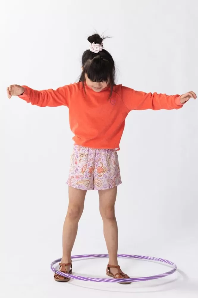 Kids * Truien En Vesten-Badstof Sweater Met Borduursel