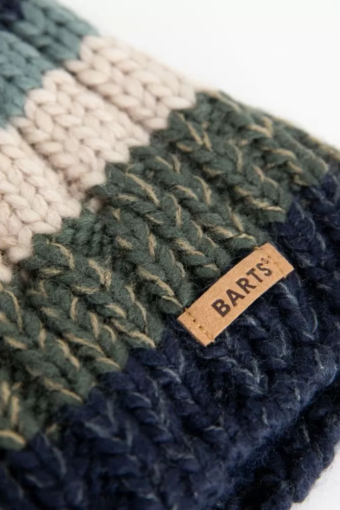 Kids Barts Accessoires- Gekleurde Beanie Met Pompom