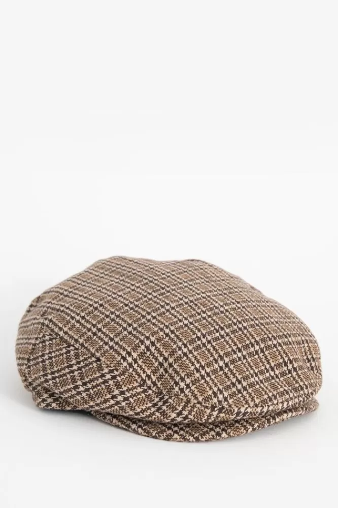 Heren Brixton Hoeden En Petten- Beige Brood Baggy Snap Cap