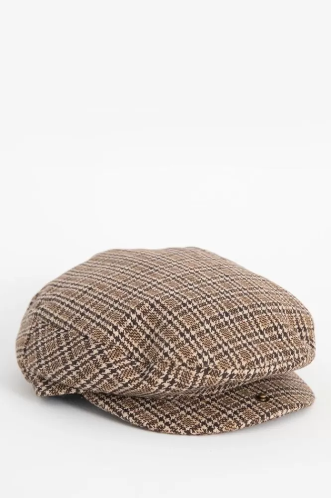 Heren Brixton Hoeden En Petten- Beige Brood Baggy Snap Cap