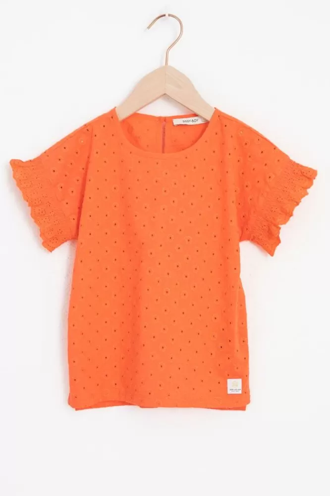 Kids * T-Shirts En Tops-Broderie Anglaise Top