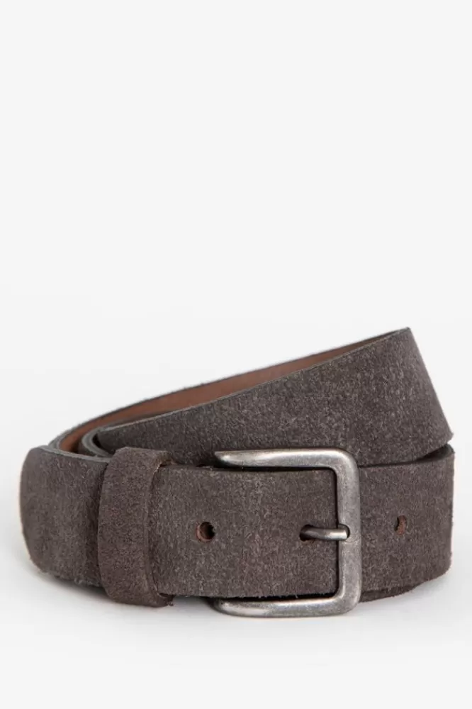 Heren * Riemen-Bruine Suede Riem