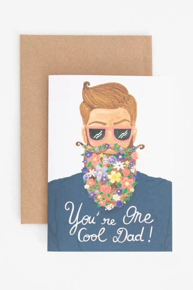 Claire Leina Company Stationery- One Cool Dad Wenskaart