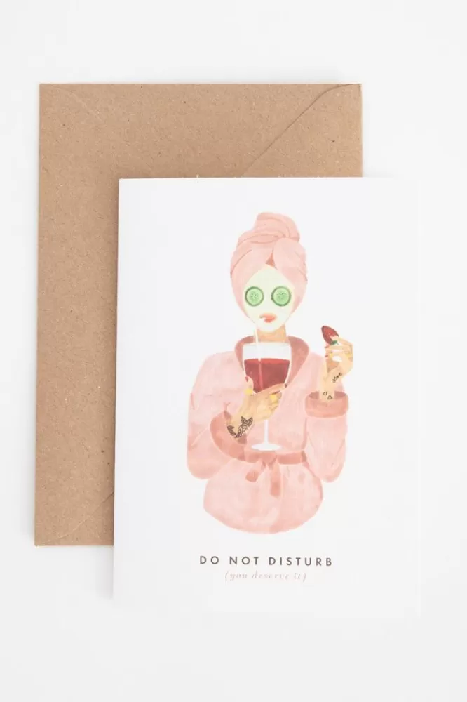 Claire Leina Company Stationery-Claire Lena Company Do Not Disturb Wenskaart