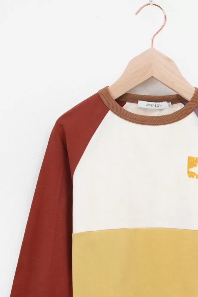 Kids * T-Shirts En Polo's-Colourblock Longsleeve T-Shirt