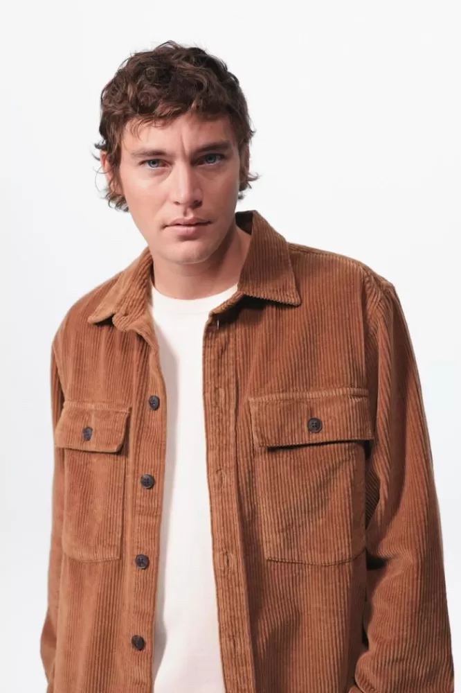 Heren * Overhemden-Corduroy Overshirt