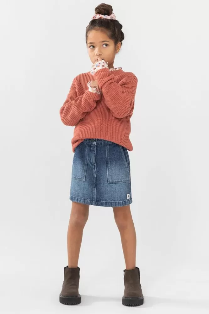 Kids * Rokken-Donker E Denim Rok