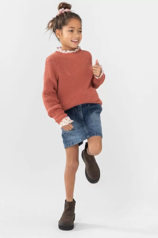 Kids * Rokken-Donker E Denim Rok