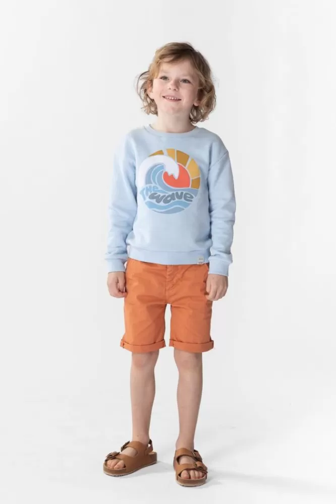 Kids * Broeken-Donkeroranje Chino Shorts