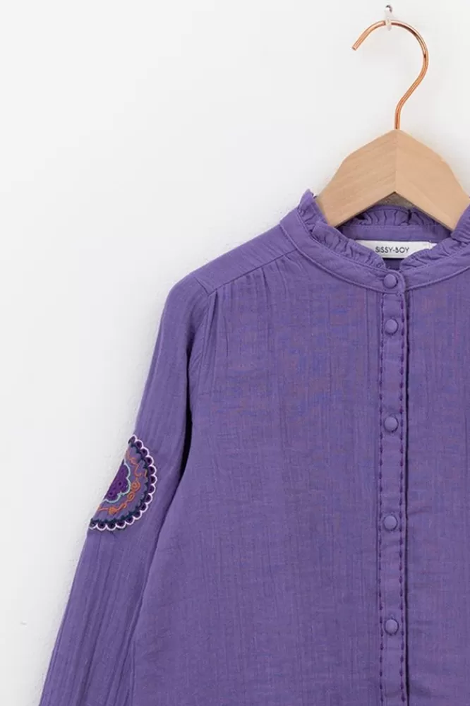 Kids * Blouses-E Blouse Met Embroidery Details