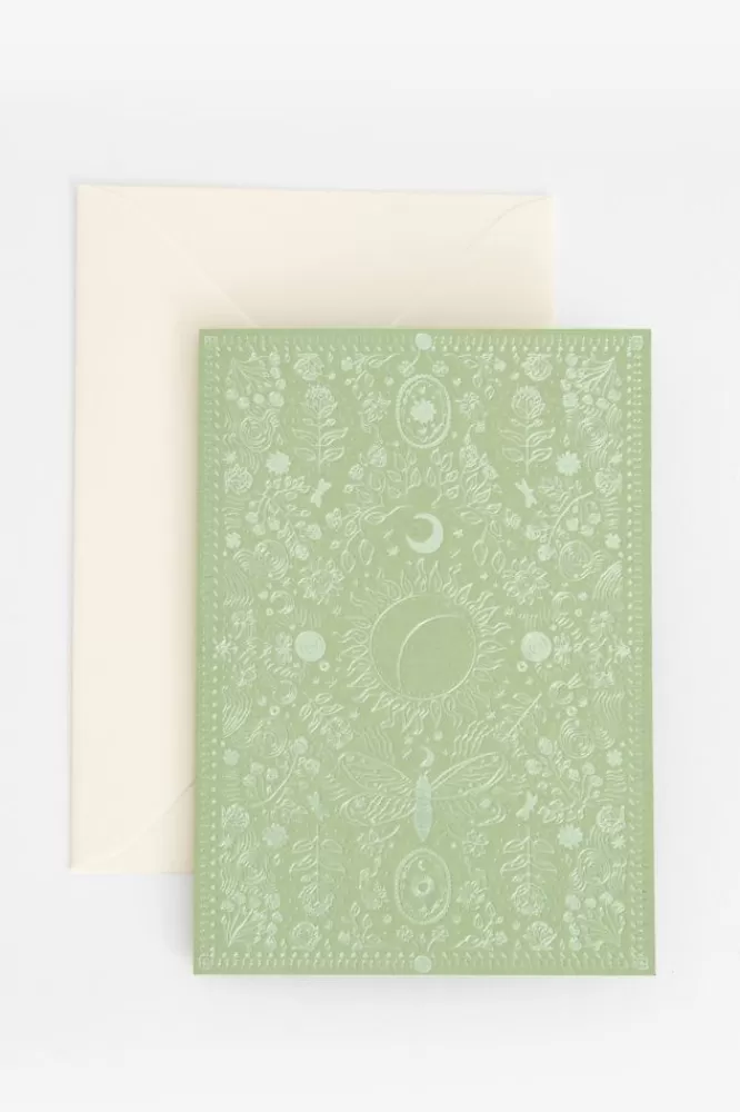 * Stationery-E Kaart Met Cosmic Print