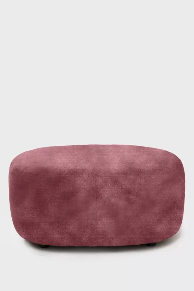 * Hockers En Poefjes-Empress Velvet Hocker Pink