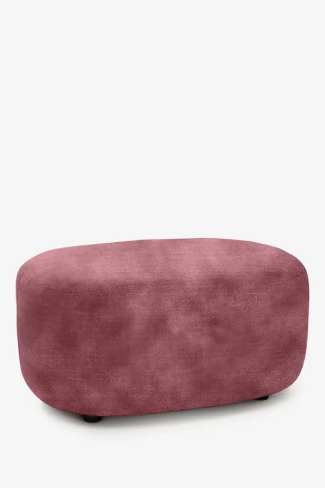 * Hockers En Poefjes-Empress Velvet Hocker Pink