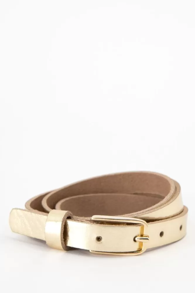 Kids * Accessoires-En Leren Riem