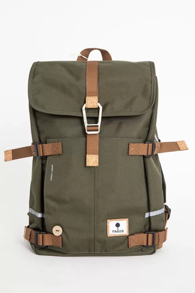 Heren Faguo Tassen- Commuter Rugzak Khaki Groen