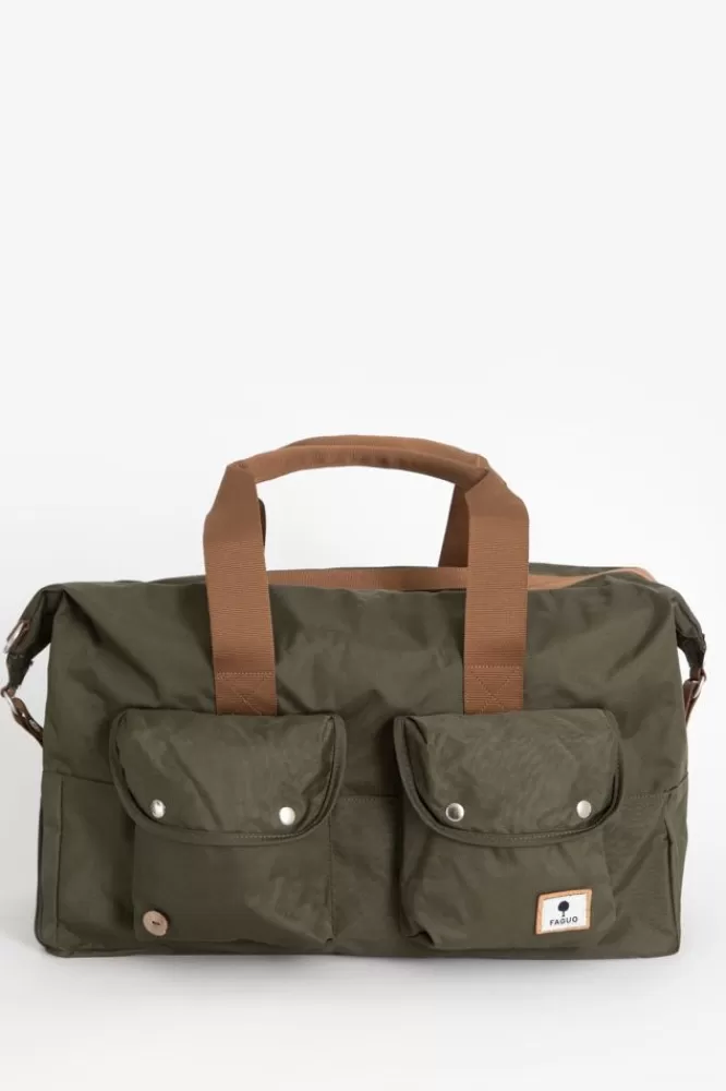 Heren Faguo Tassen- Weekend Tas Khaki