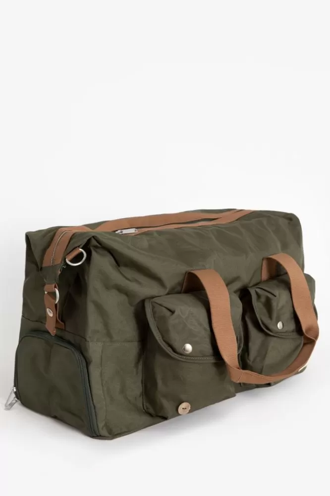 Heren Faguo Tassen- Weekend Tas Khaki