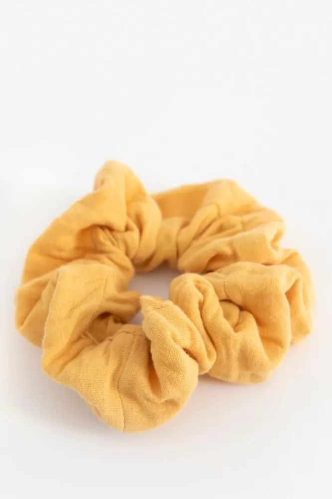 Dames Haar Accessoires-GeleMousselineScrunchie