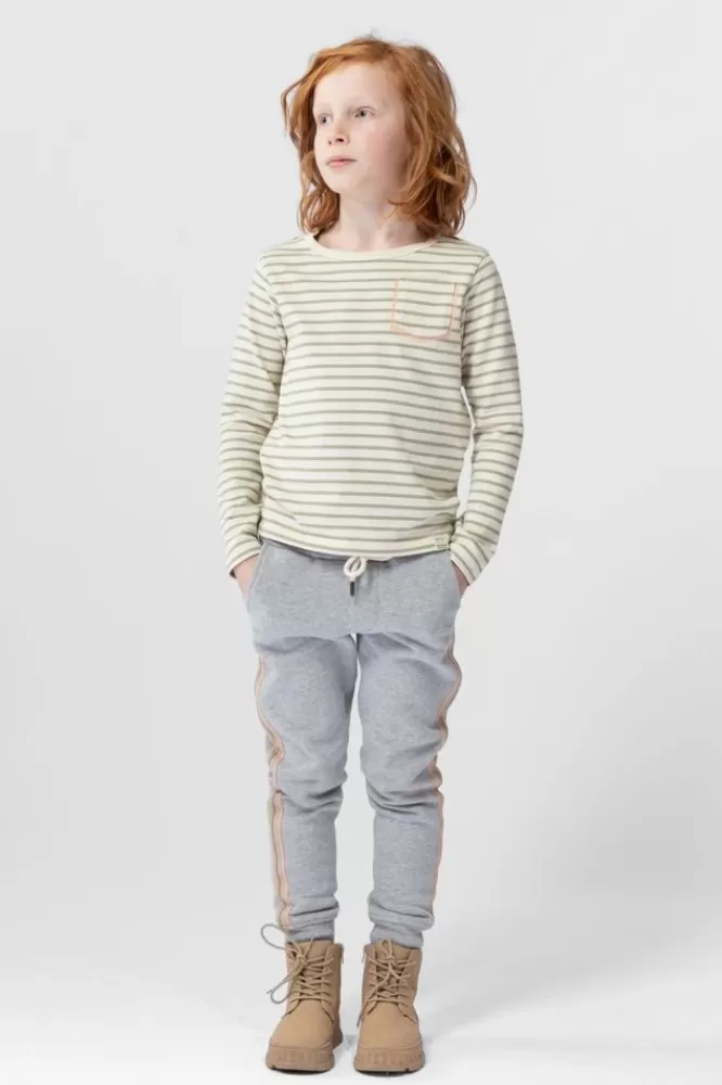 Kids * T-Shirts En Polo's-Gestreept T-Shirt Met Zakje