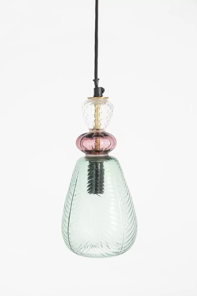 * Verlichting-Glazen Hanglamp Pendant Groen