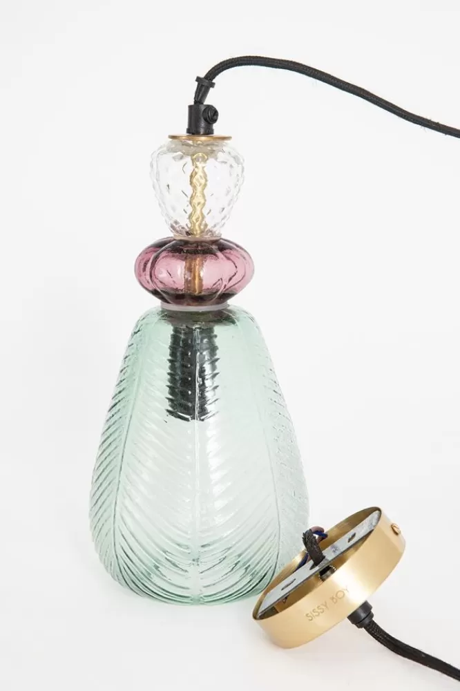 * Verlichting-Glazen Hanglamp Pendant Groen