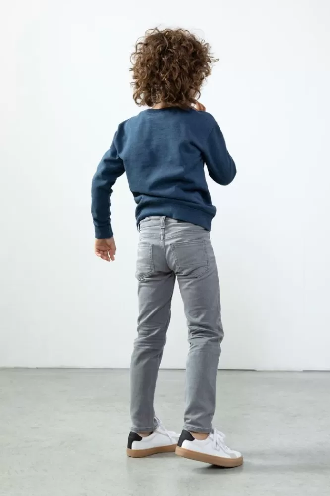 Kids * Jeans-Grijze Jog Jeans