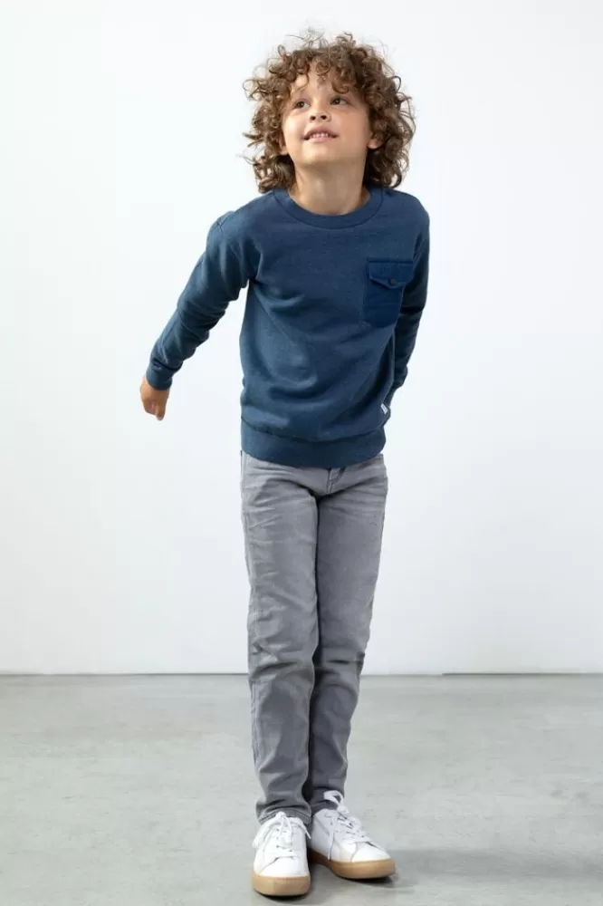 Kids * Jeans-Grijze Jog Jeans