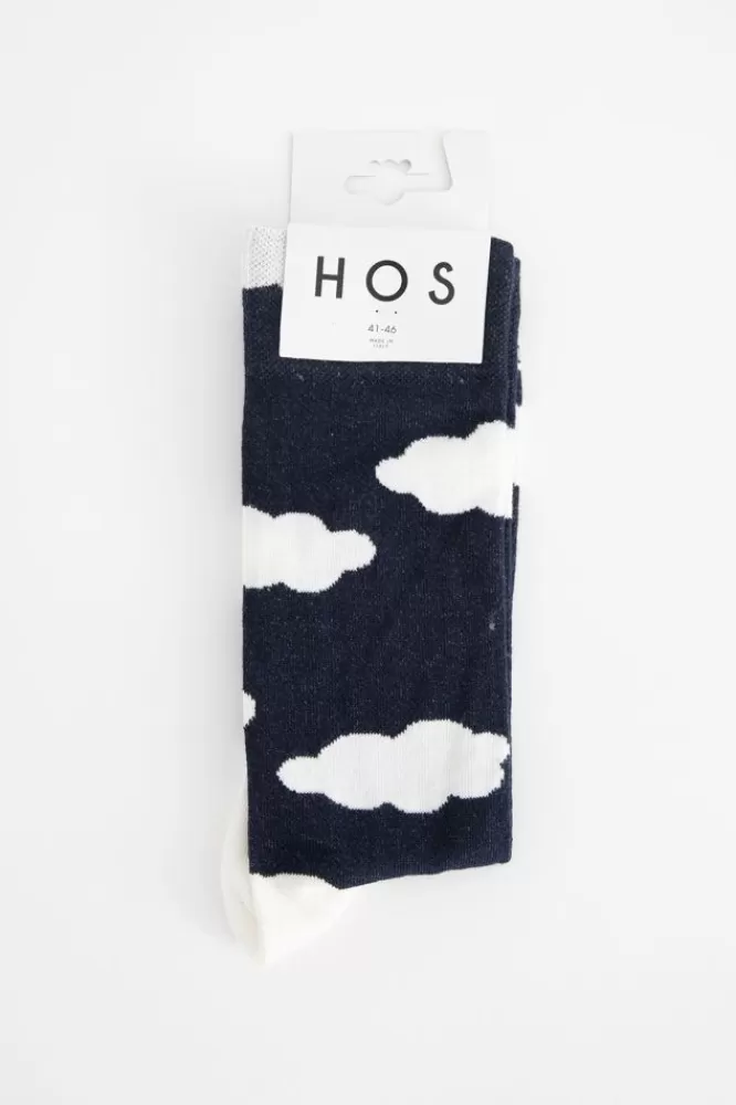 Heren Heroes on Socks Sokken- E Sokken Met Wolken