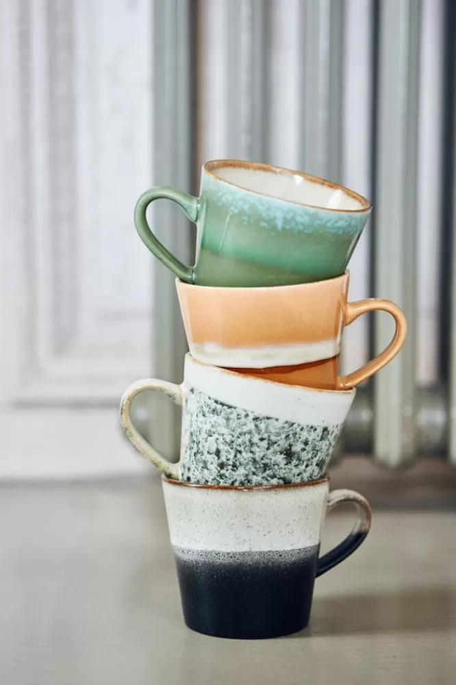 HK Living Servies-Hkliving 70S Ceramics Cappuccino Mokken Virgo