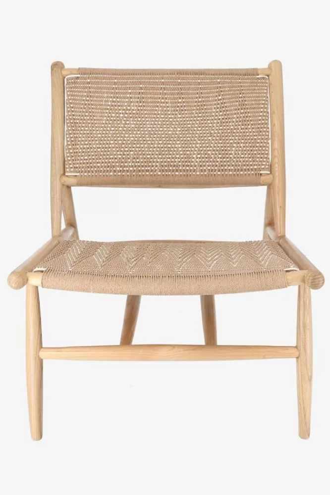 * Stoelen-Houten Rotan Stoel