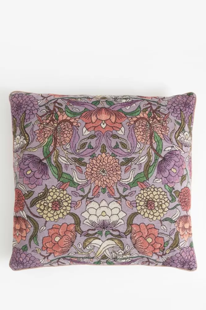 * Kussens-Jacquard Kussen Met Bloemen