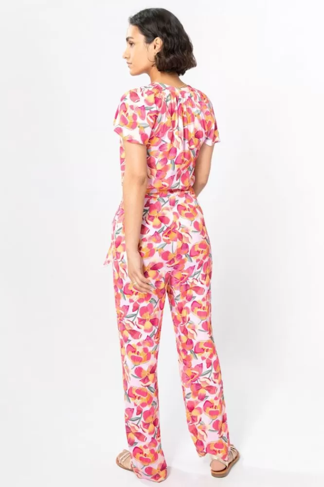 Dames Jumpsuits-JumpsuitMetBloemenprint