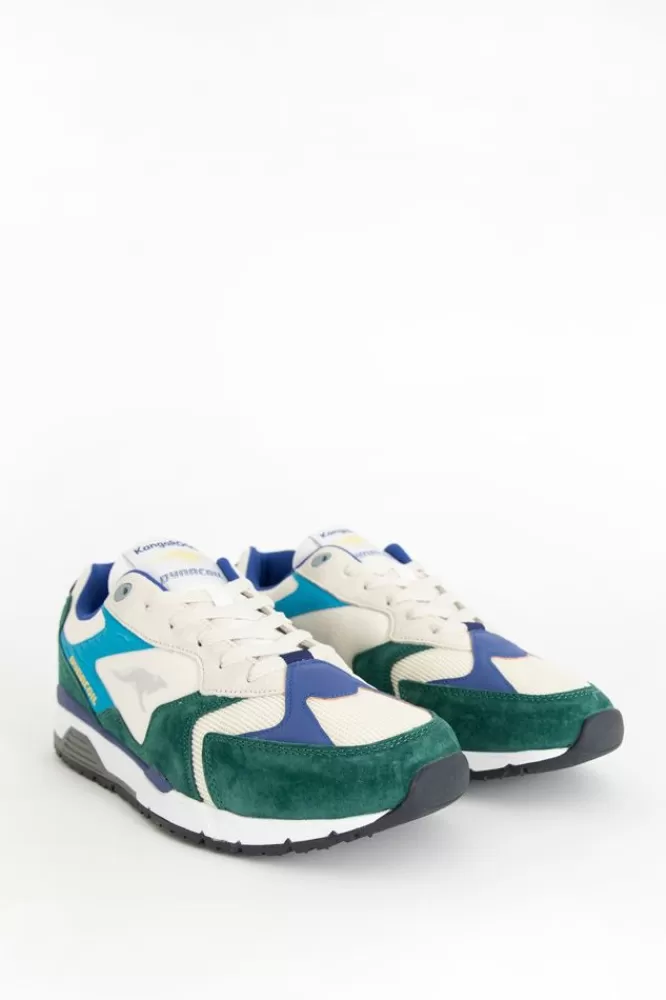 Heren KangaROOS Schoenen- E Sneakers Met Blauw Detail