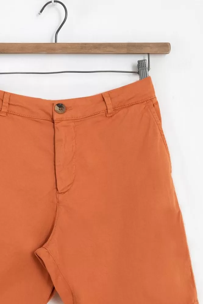 Heren * Broeken-Katoenen Chino Shorts