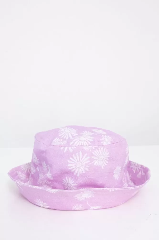 Kids * Accessoires-Katoenen Reversible Bucket Hat Met All Over Gebloemde Print