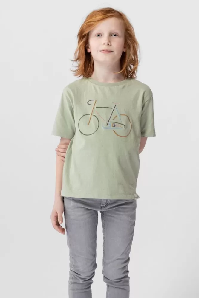 Kids * T-Shirts En Polo's-Katoenen T-Shirt Met Fiets