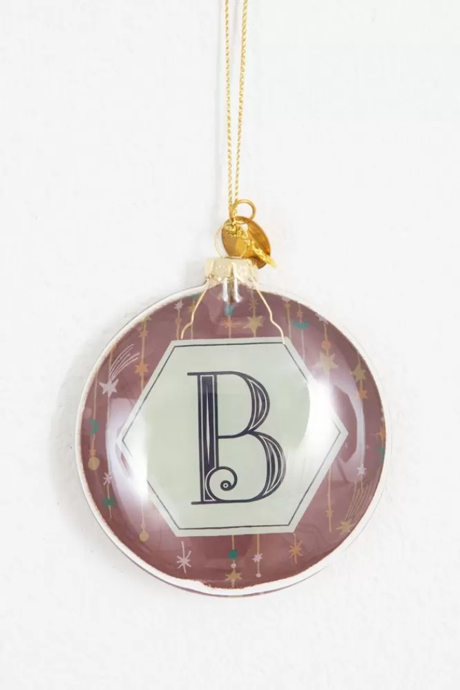 * Woonaccessoires-Kerstbal Letter B