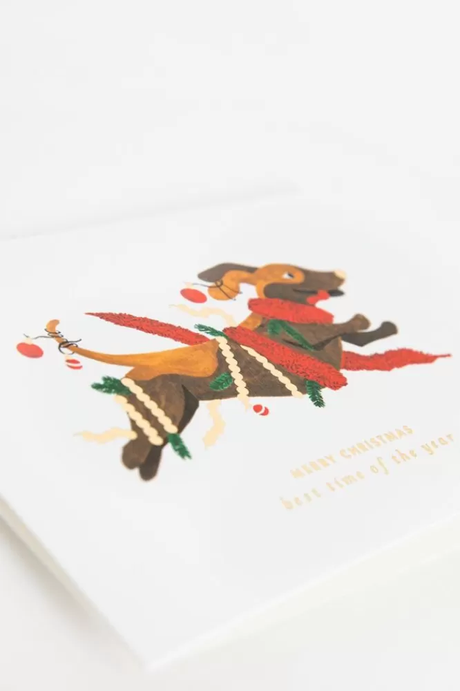 Claire Leina Company Stationery-Kerstkaart Met Hond