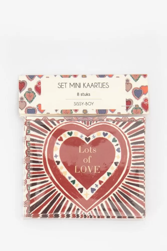 * Stationery-Kerstkaarten Set Lots Of Love