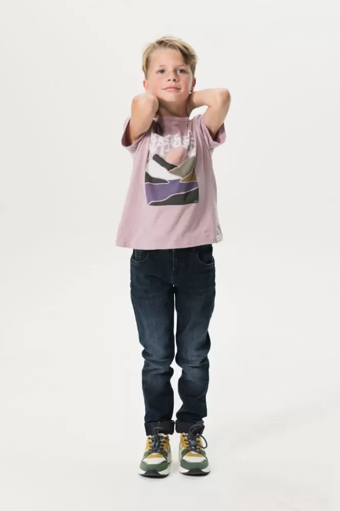 Kids * T-Shirts En Polo's-Lichtpaars T-Shirt Met Print