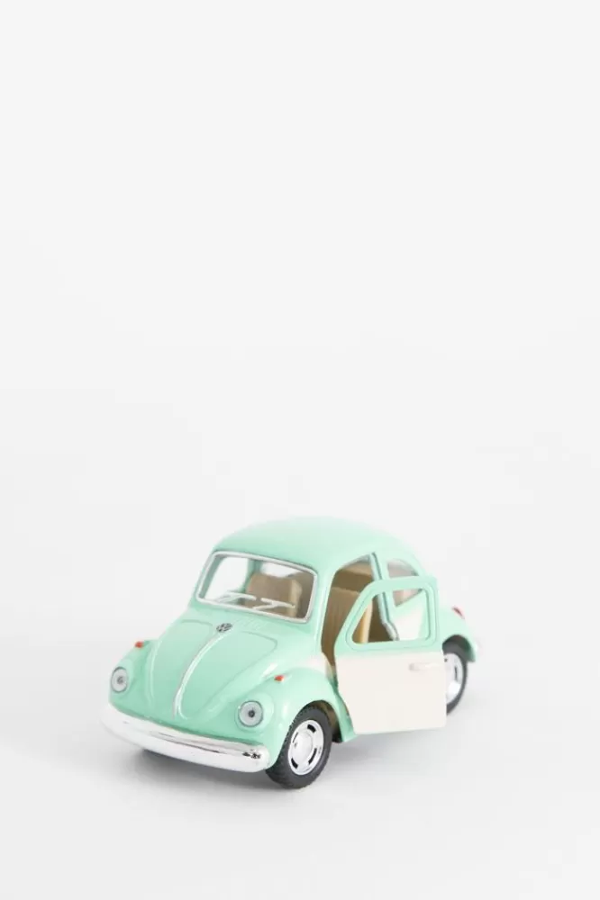 Kids Dam Speelgoedwagens-Metalen Volkswagen Beetle Pastel Lichtgroen