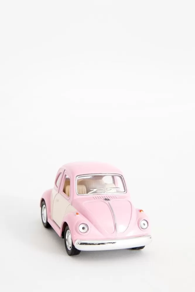 Kids Dam Speelgoedwagens-Metalen Volkswagen Beetle Pastel Roze