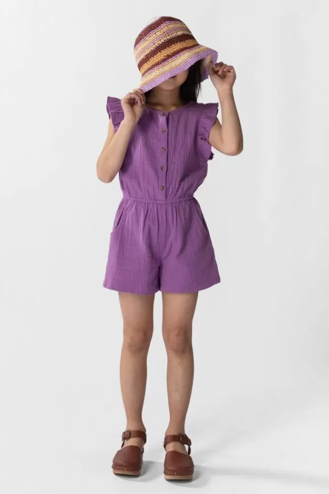 Kids * Jumpsuits-Mousseline Jumpsuit Met Ruffles