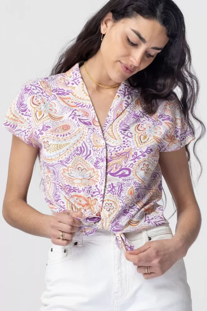 Dames Blouses-MulticolourBlouseMetPrint