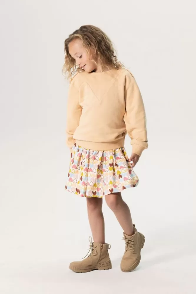 Kids * Rokken-Multicolour Rok Met Hartjesprint