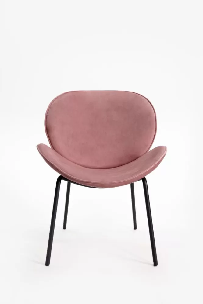 * Stoelen-Oudroze Fauteuil Lulu