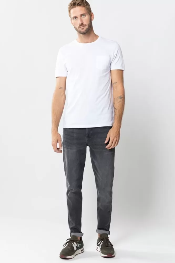 Heren * Jeans-Phil Dark Grey Regular Fit Jeans